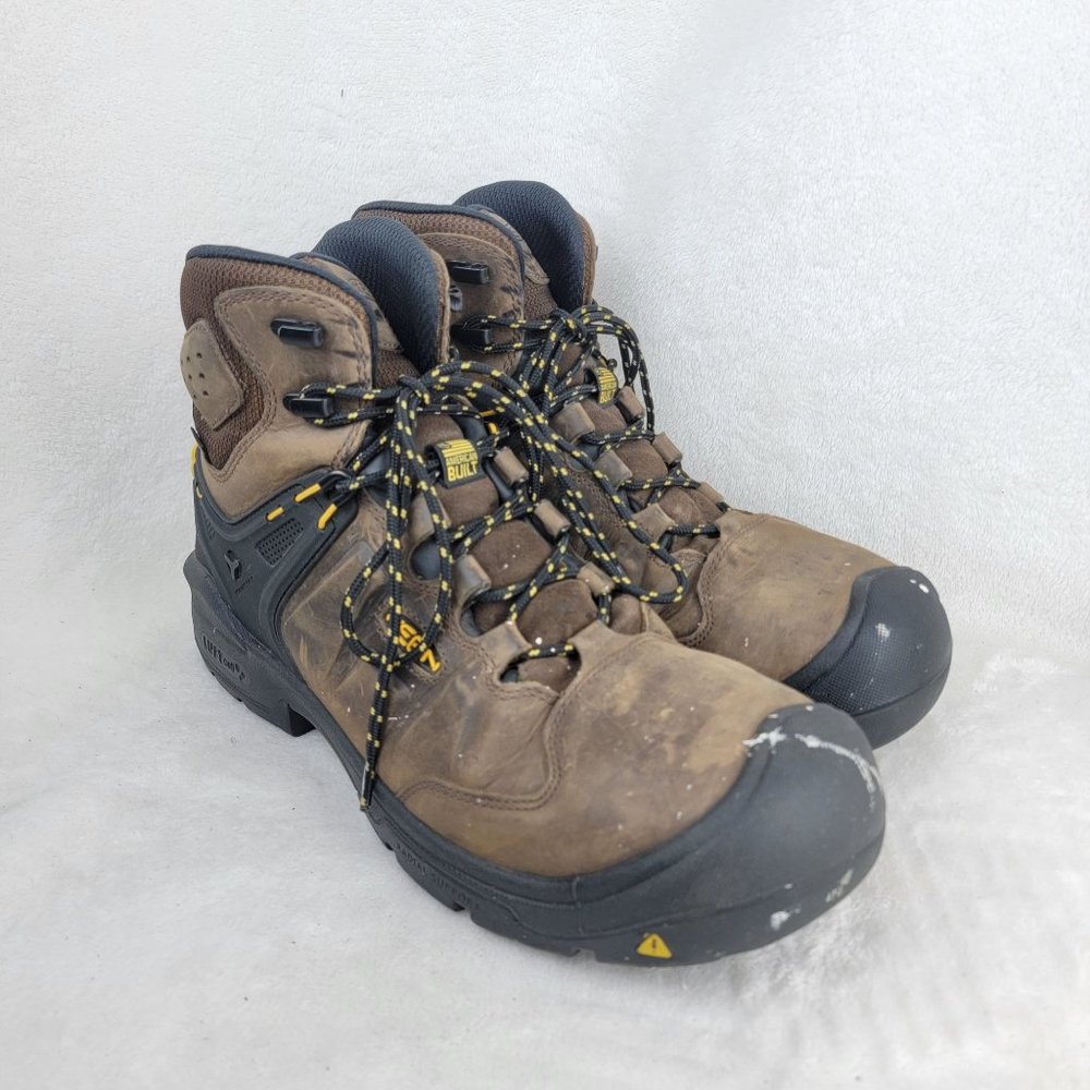 KEEN American Built Mens Dover 6" WP Carbon Fiber Toe Work Safety Boots Size 13D